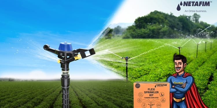 Netafim Flexi Sprinkler Kits Made For Best Sprinkler Irrigation Practice