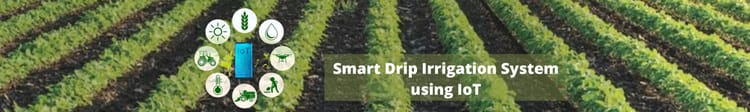 Banner Smart Drip Irrigation System Using IoT to Automate Irrigation System