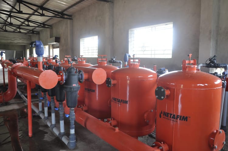 Community Irrigation Project Filtration Room