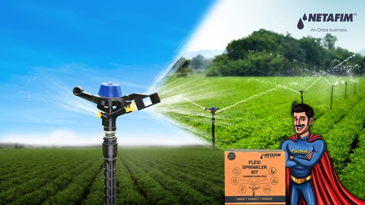 Netafim Flexi Sprinkler Kits Made For Best Sprinkler Irrigation Practice